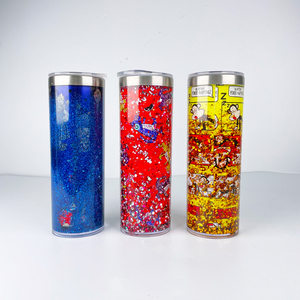 Vaso de Sublimación Blanco de 20 oz, para Manualidades, con Purpurina, Diseño Delgado y Recto, para Impresión en Caliente, desde Almacén en EE. UU. - Product Image 6