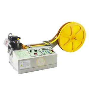 Hot sell Hook and loop belt cutting machine oval shape tape cutter circle tape cutting machine