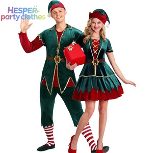 Costume de Clown de Noël Style Européen et Américain HESPER pour Homme et Femme, Tenue de Scène pour Couples, Comprend des Costumes et des Robes pour Fêtes - Product Image 2