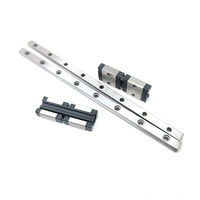 Rail de guidage linéaire micro en acier inoxydable MGN5C, largeur 5 mm, longueurs 25, 40, 45, 50, 60, 80, 100, 120, 150, 200, 300, 400 mm, modèles MR5M, RSR5, SSEB6, MGN5