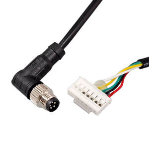 Conector Circular Personalizado M8 a Prueba de Agua para Montaje en Panel, Enchufe Macho y Hembra, Cable con Conector HY2.0 - Product Image 4