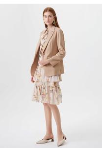 เดรสมินิพิมพ์ลายดอกไม้แขน3/4เจ้าหญิงสั่งผลิตได้ตามต้องการ - Product Image 5