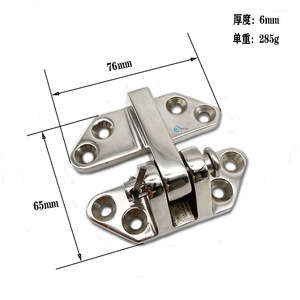 Charnière marine en acier inoxydable 316, robuste, pour trappe de bateau, moulée avec précision - Product Image 3