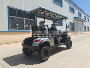 Carrito de Golf Eléctrico Plegable con Asientos Traseros A627.6+2 de 8 Plazas para Turismo - Product Image 3