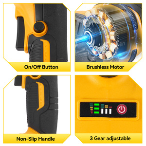 Yofidra 125mm Bürstenloser Winkels chl eifer 4 Gänge Akku-Schleif maschine Schneiden Holz bearbeitung Elektro werkzeug für Makita 18V Batterie - Product Image 4