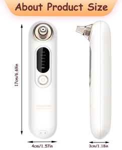 Portable Vacuum Blackhead Remover 4 Suction Heads Adjustable USB Rechargeable Waterproof <b>Pore</b> <b>Cleaner</b> - Product Image 6