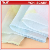 Écharpes longues en mousseline de soie, à imprimé fleuri, pour femme, nouveauté, vente en gros