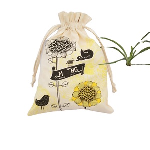 Bolsas de Embalaje de Regalo Personalizadas con Cordón, de Lona de Algodón Reutilizable, con Logotipo, Venta Caliente de Fábrica - Product Image 6