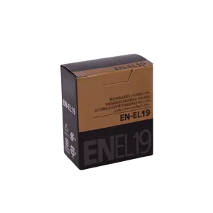 Vente en gros Mini batterie pour appareil photo Batterie d'alimentation EN-EL19 Batterie rechargeable pour appareil photo