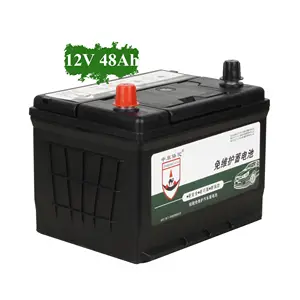 Zhongluo 5850 12V48AH Padrão Japonês Chumbo Ácido Auto Start Baterias Automotivas carro 12v para Iniciar Auto