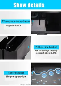 Beste Partner Van Thuis Ice Maker Machines Commerciële Blok Ijs Machine Duidelijk Kubus Ijs Making Machine