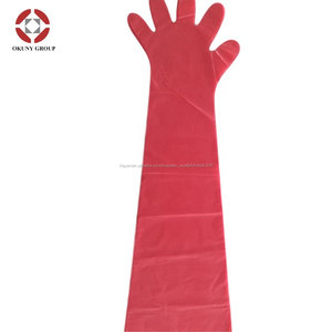 Barato veterinarios veteranos equipos AI OB 92cm largo de plástico veterinarios guantes para Polysem equina <span class=keywords><strong>ganado</strong></span> ovejas - Product Image 4