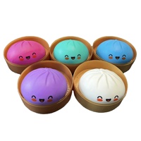Boîte cadeau de jouets Squishies en forme de pain, jouets anti-stress à remontée lente, jouets à presser, jouets souples en caoutchouc personnalisables