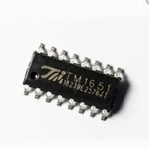 TM1651 Sop16 4X7段7键发光二极管数码管面板驱动集成电路