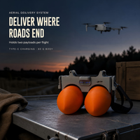 Lanceur double Airdrop à détection de lumière, version universelle à double libération pour accessoires de drones DJI, crochet de livraison télécommandé