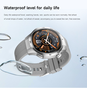 WATCH 5 MAX Business סִגְנוֹן שעון חכם IP67 רצועת סיליקון מצפן מעקב תנועה ניטור בריאות ניטור לחץ דם מגנטי - Product Image 1