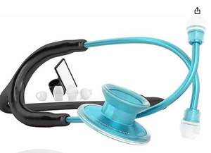 เครื่องฟังหัวใจอลูมิเนียมแบบสองหัวน้ำหนักเบาแบบดีลักซ์ - Product Image 4
