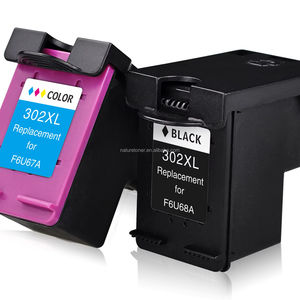 <span class=keywords><strong>Cartouche</strong></span> d'encre 302XL pour HP 1110/1115/2130/2135/3630/4650/3830/<span class=keywords><strong>3831</strong></span>/3832/3833/3834 4520 HP 302XL BK (F6U68A) HP 302XL C (F6U69A) - Product Image 1