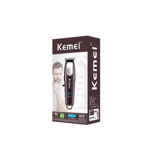 เครื่องตัดผมไฟฟ้าเคเมอิ KM-PG233 จอแสดงผล LCD กันน้ำ ชาร์จ USB สำหรับใช้ในบ้าน - Product Image 1