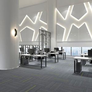 Alfombra de Oficina Económica, Removible, Gruesa, Comercial, Moderna, con Diseño de Rompecabezas, de Nailon, con Base de PVC, 50*50 cm - Product Image 3