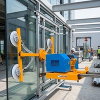 Nouveau chariot élévateur de 800 kg avec ventouses électriques pour le levage de panneaux de verre, de fenêtres et de modules solaires