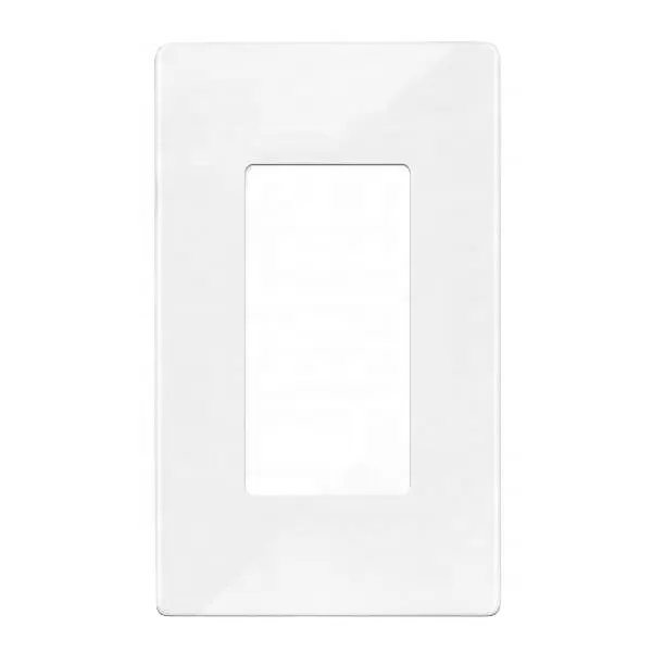 Hot sale US style jumbo wallplate 1 gang wall light switch plate outlet cover, screwless wallplate, UL listed wall socket cover