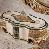 Luxus europäische königliche französische Möbel Schnitts ofa Set hand geschnitzte Holz Luxus Stoff traditionellen Design-Stil mit Schwamm