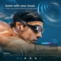 Lunettes de natation intelligentes Solla Wave, étanches IP68, lecteur MP3 hors ligne, compteur de coups de bras IA, lentilles anti-buée pour l'entraînement à la natation en piscine