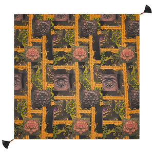 Pañuelo <span class=keywords><strong>de</strong></span> <span class=keywords><strong>Seda</strong></span> Clásico para Mujer, Pañuelo <span class=keywords><strong>de</strong></span> Satén, Estilo Vintage con Estampado <span class=keywords><strong>de</strong></span> Paisaje Clásico, Pañuelo <span class=keywords><strong>de</strong></span> <span class=keywords><strong>Seda</strong></span> Cuadrado Grande - Product Image 5