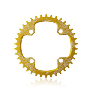 LUNJE круглая узкая широкая Горная велосипед MTB 32T 34T 36T 38T Корона кривошипная система с одной зубчатой пластиной детали 104 BCD - Product Image 5