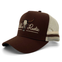 Casquette de camionneur vierge style Australie en gros, casquettes personnalisées avec logo brodé, casquette en maille, casquettes de camionneur style campagnard
