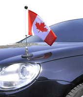 Signalisation magnétique flexible sur mesure pour véhicules d'exposition commerciale – Drapeau magnétique personnalisé pour voiture