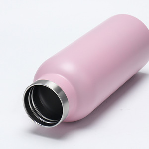 Insulated Water Bottle Pink 1000Ml Double Wall Vacuum Flask For Outdoor Use - Product Image 2