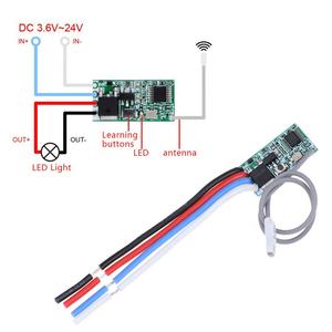 Oem 433 Mhz 1CH Rf Relais Ontvanger Universele Draadloze Afstandsbediening Schakelaar Micro Module Led Licht Controller Dc 3.6V-24V Diy - Product Image 2