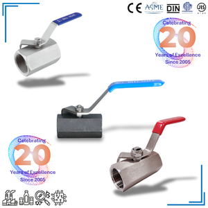 รับประกัน 1 ปี ตัวอย่างฟรี 1/2 นิ้ว 1 ชิ้น บอลวาล์วปลายเกลียวแบบแมนนวล SS316 2000psi สำหรับแก๊ส/น้ำ/น้ำมัน ซีล PTFE/RPTFE - Product Image 2