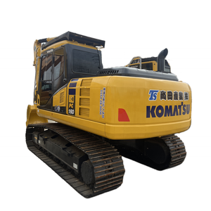 Haute qualité utilisé Komatsu PC160 16 tonnes pelle sur chenilles excellente piste pelle Promotion composants de base moteur pompe à engrenages PLC - Product Image 1