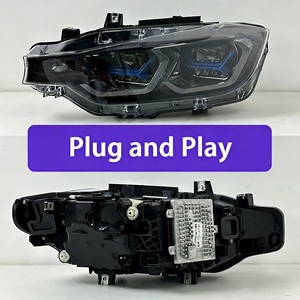ชุดไฟหน้า DRL สีเหลืองขาวใหม่ แบบเสียบปลั๊กใช้งานได้ทันที สำหรับรถยนต์ซีรีส์ 3 รุ่น F30/F35 ปี 2013-2018 ไฟแบบ Snake Eyes - Product Image 2