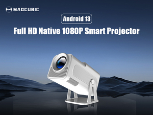 <span class=keywords><strong>Projecteur</strong></span> 1080P 390 ANSI lumens HY320 avec télécommande vocale NTV, correction automatique de la distorsion trapézoïdale, WiFi 6, BT5.2, mise au point manuelle, pour cinéma maison - Product Image 2