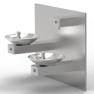 मॉडल TB9-3F एडीए दोहरी दीवार माउंट पीने के फव्वारे और बोतल भराव - Product Image 1