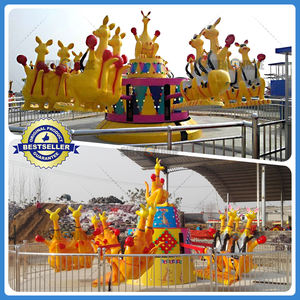 Équipement de parc à thème Attraction mécanique Machine à rebondir jeu de carnaval rotatif Happy Kangaroo Jump Amusement Ride - Product Image 3