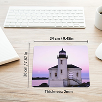 Tapis de souris personnalisé pour sublimation, tapis de souris vierge pour logo, tapis de souris de jeu pour bureau, vente en gros, tapis de souris d'ordinateur pour sublimation 7,87 po * 9,45 po