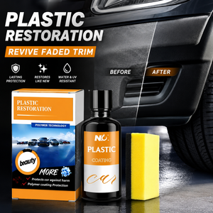 Kit de Restauration Plastique pour Habillage de Voiture, Protecteur de Pare-chocs Extérieur Noir, Rénovateur OEM, Marque Privée, Usine - Product Image 1