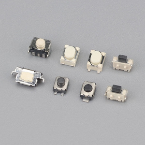 ปุ่มสวิตซ์ SMD 4พินแบบกันน้ำปุ่มกด12*12มม. 6*6มม. 4*4มม. สีเงินสำหรับเครื่องใช้ในบ้าน - Product Image 5