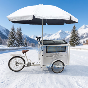 Large Electric 3-Wheel EGO Food Cart Trolley Customized Color Fashionable Mobile Food Truck Stand Wedding Festival Decor Zero - Product Image 1