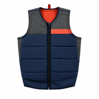 Gilet de sauvetage professionnel pour rafting en eaux vives 120-150N en mousse NBR, gilet de sauvetage commercial pour kayak et canyoning