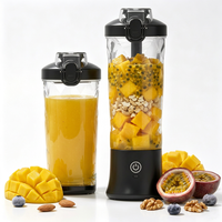 Draagbare blender met krachtige motor voor smoothies, eiwitshakes en gemakkelijk gebruik tijdens reizen