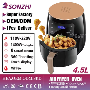 Meilleur vendeur mondial exclusif armoire de cuisine 4.5L 5L 6L 8L 110v 220v 1400w écran tactile sans huile flyer d'air carré <span class=keywords><strong>airfyer</strong></span> - Product Image 4