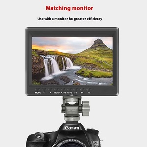 Adaptateur de montage de chaussure chaude pivotant à 360 degrés Support de montage à vis en aluminium de 1/4 pouces Mini rotule de trépied pour caméra vidéo - Product Image 6