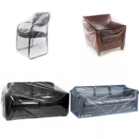 Cubiertas de plástico para muebles a prueba de polvo Funda de plástico para sofá