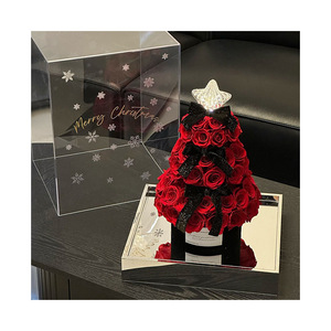 Torre de Rosas de la Vida Eterna, Decoración Floral de la Vida Eterna, Caja de Regalo de Lujo Ligero de Alta Gama, Regalo para el Día de San Valentín - Product Image 5